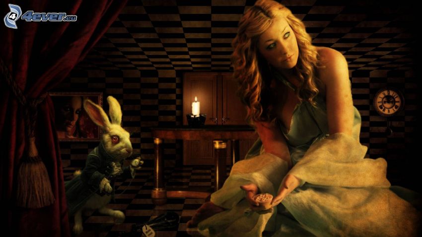 Alice au pays des merveilles, lapin