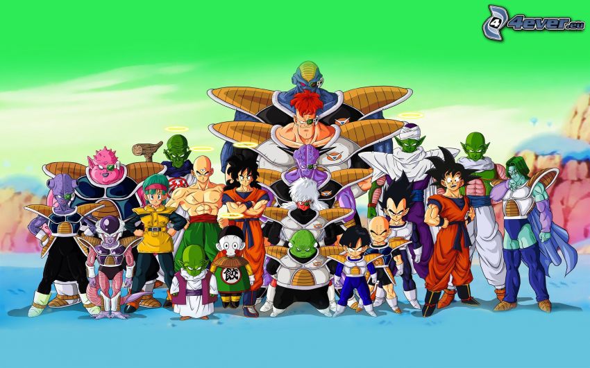 Dragon Ball, anime personnages