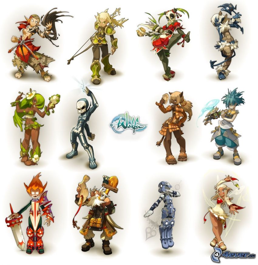 Wakfu, anime personnages