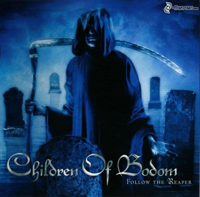 Children of Bodom, tête de mort, cimetière
