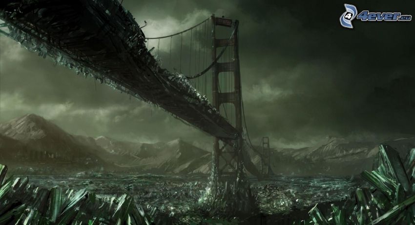 Golden Gate, pont détruit