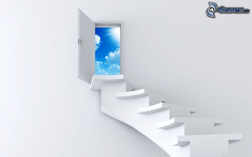 escalier dans le ciel