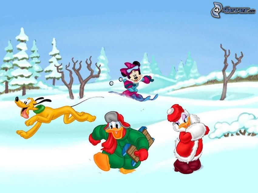 La Bande à Picsou, Donald Duck, Daisy, Pluto, Minnie