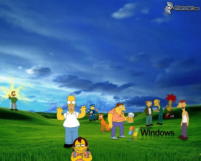 Les Simpsons, Windows
