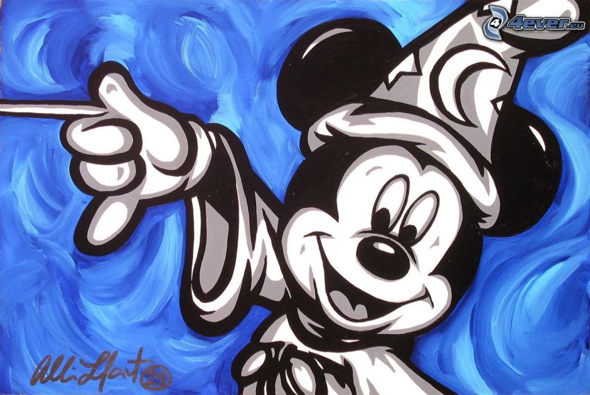 Mickey Mouse, sorcier