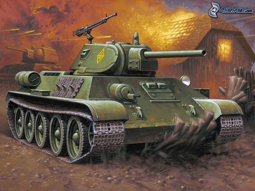 T-34, char