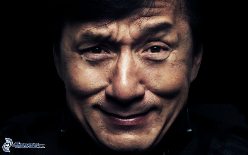 Jackie Chan, grimace