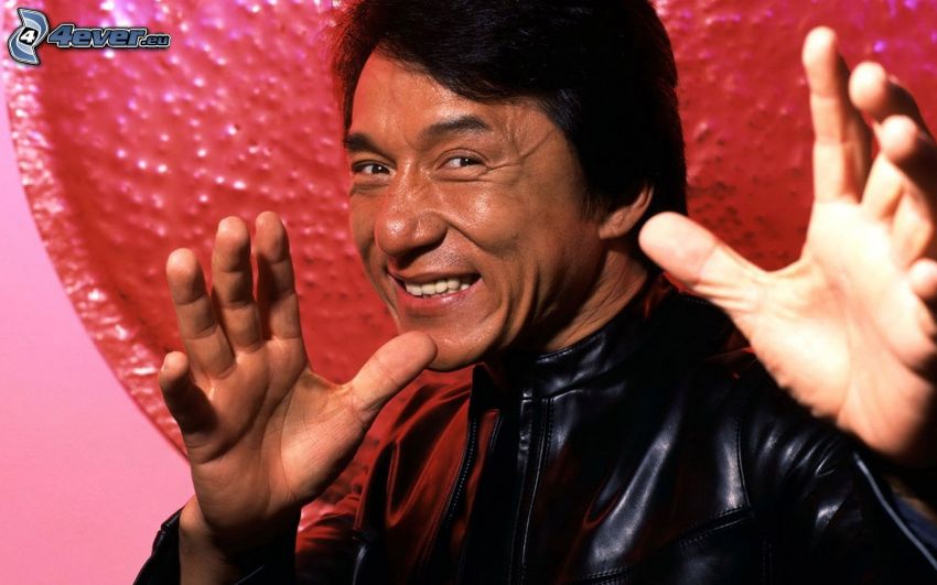 Jackie Chan, sourire
