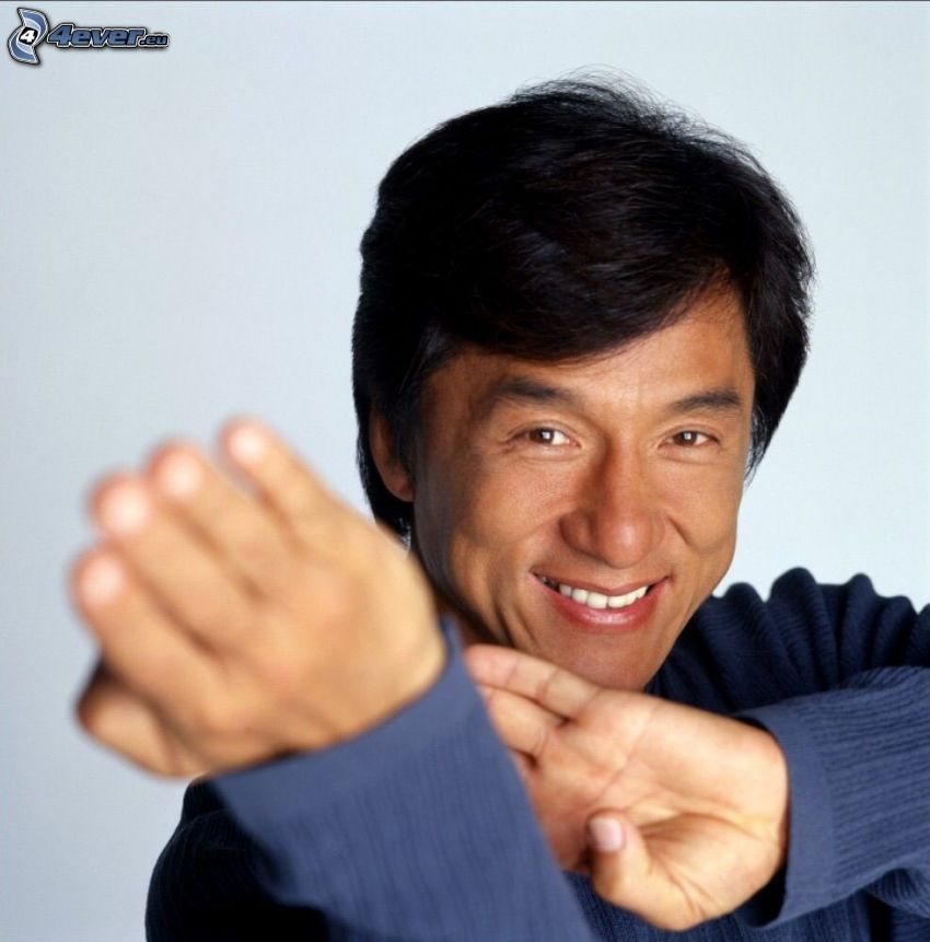 Jackie Chan, sourire
