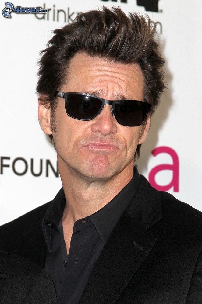 Jim Carrey, lunettes de soleil