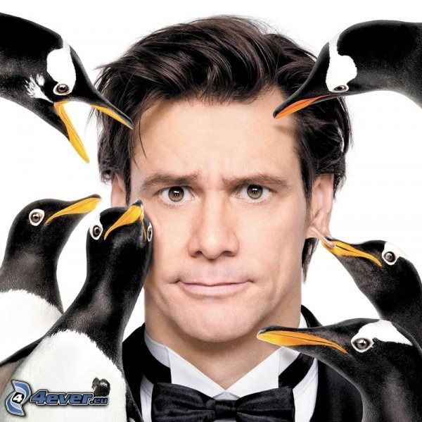 Jim Carrey, pingouins