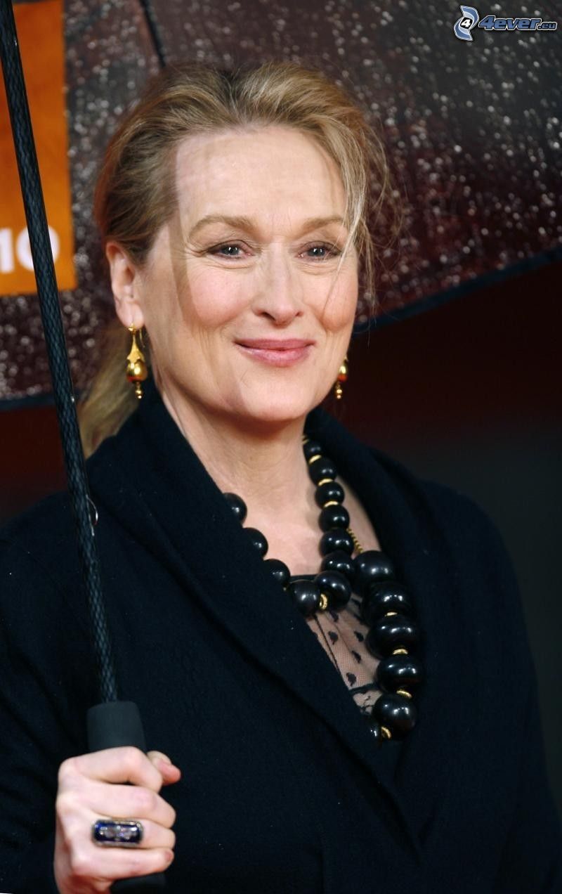 Meryl Streep, parapluie