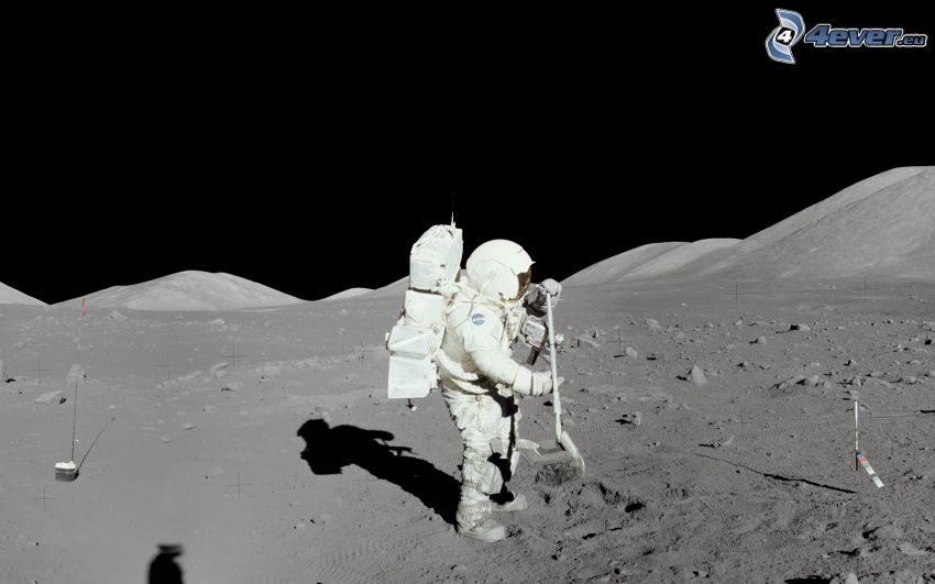 astronaute, Lune