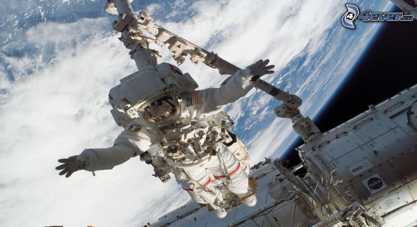 astronaute, Station Spatiale Internationale ISS, Terre