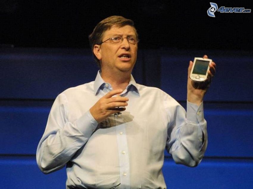 Bill Gates, mobile