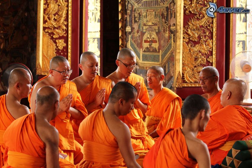 moines, la prière