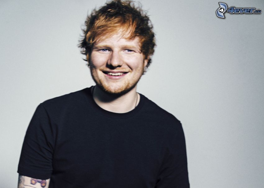 Ed Sheeran, sourire