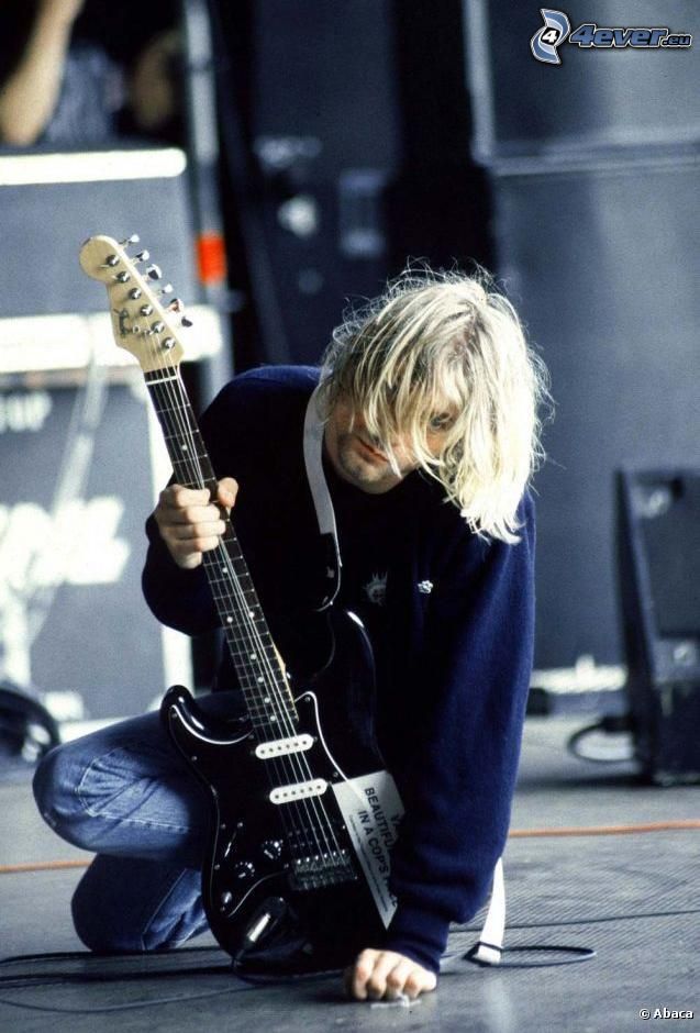 Kurt Cobain, guitare électrique