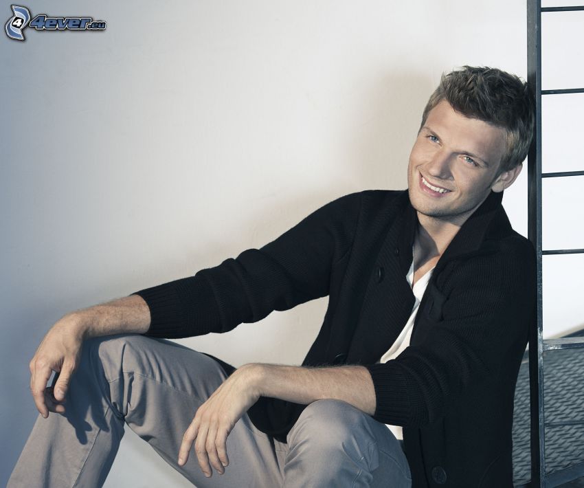 Nick Carter, sourire