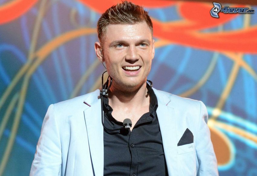 Nick Carter, sourire