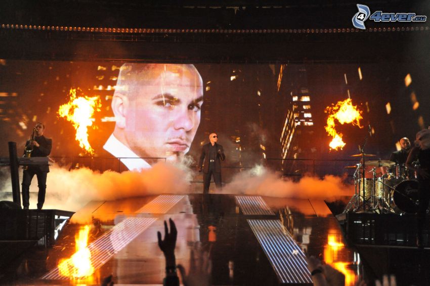 Pitbull, concert
