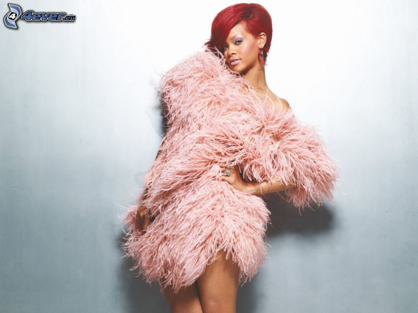 Rihanna, fourrure