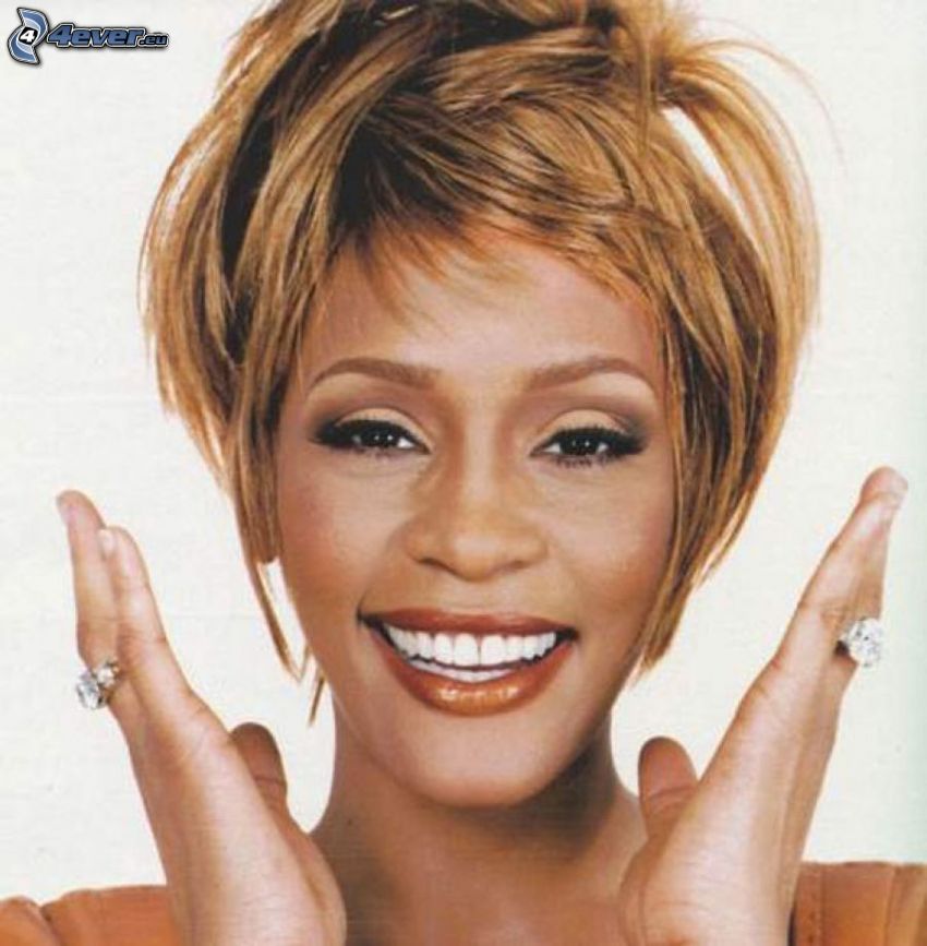 Whitney Houston, sourire