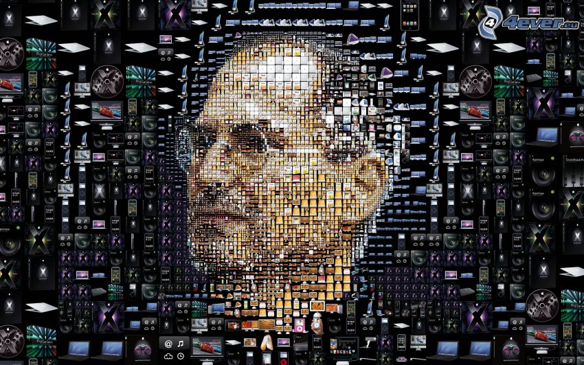 Steve Jobs, mosaïque, Apple