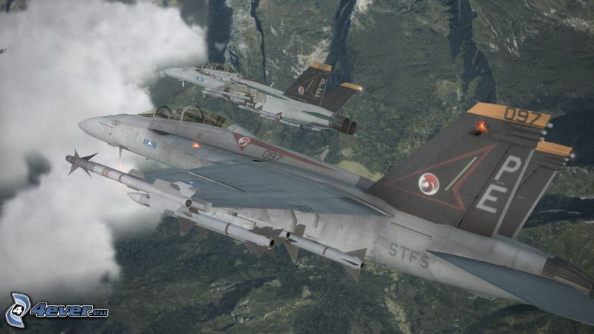 Ace Combat 6, avions de chasse