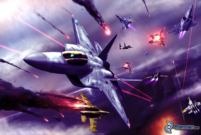 Ace Combat Infinity, avions de chasse, F-22 Raptor
