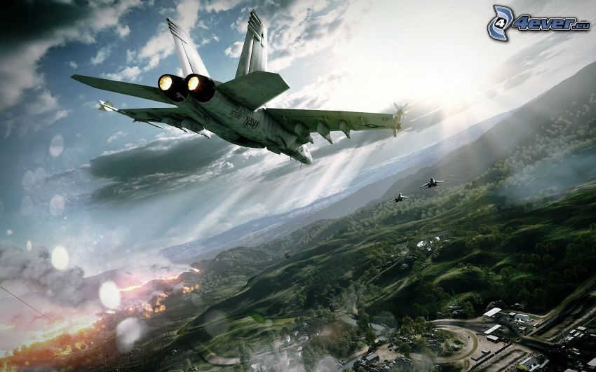 avion de chasse, Battlefield 3