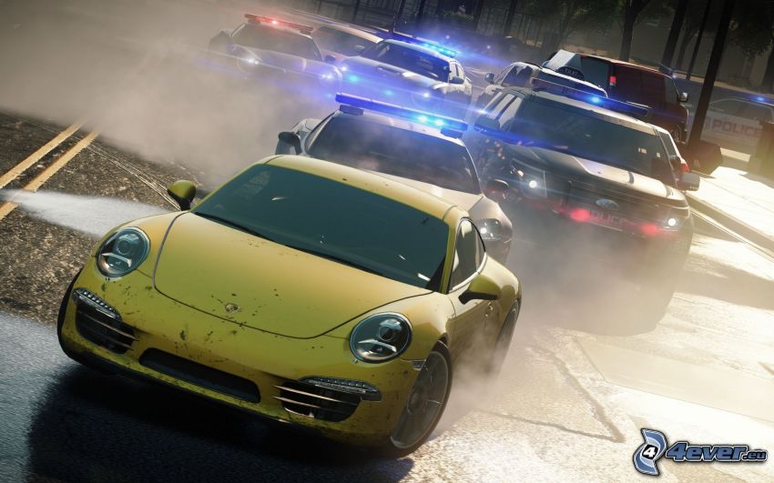 Need For Speed, Volkswagen Beetle, voiture de police
