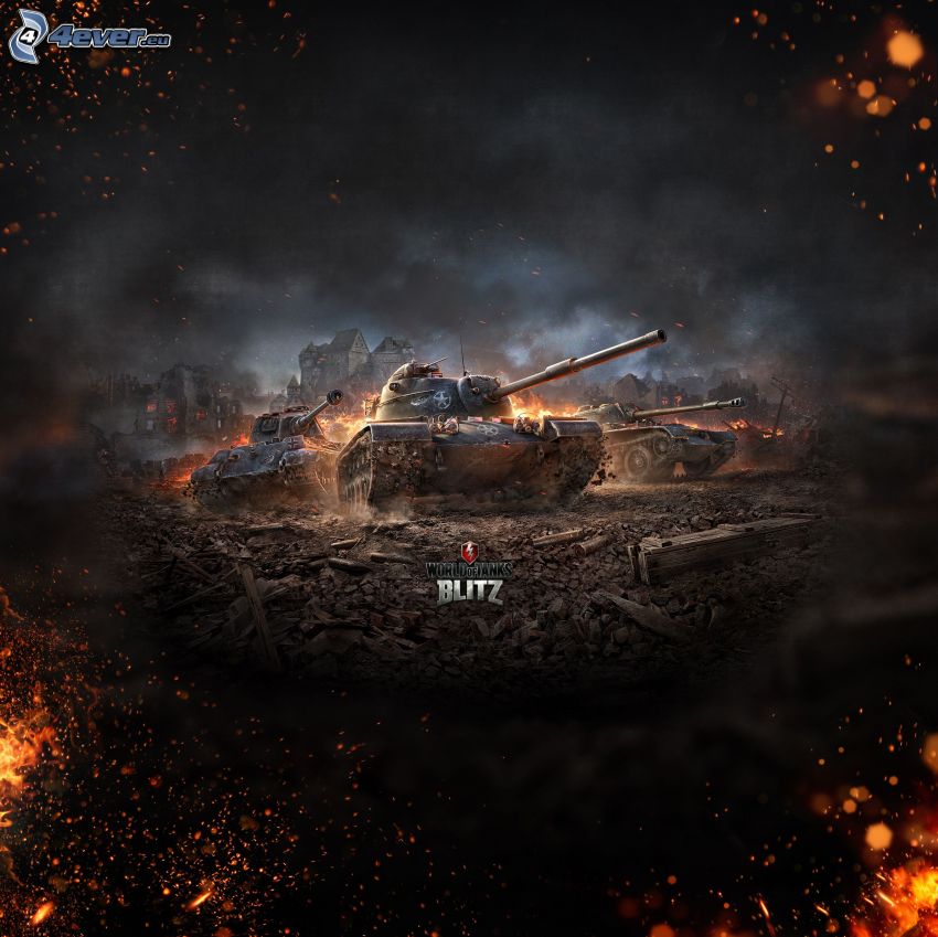 World of Tanks, chars, bataille
