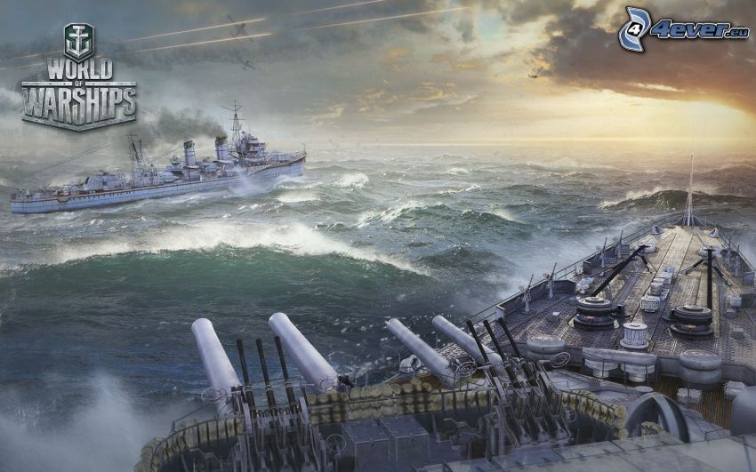 World of Warships, navires