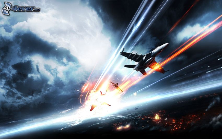 Battlefield 3, avion de chasse