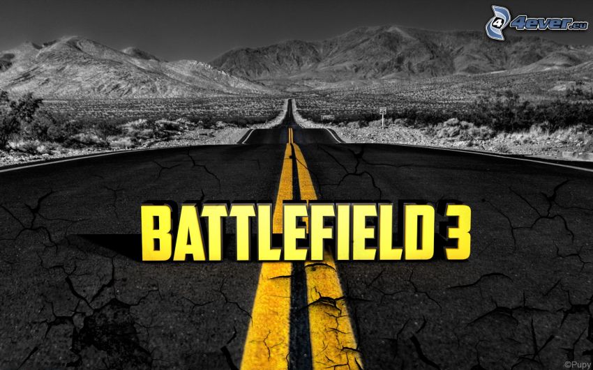 Battlefield 3, route droite, montagne