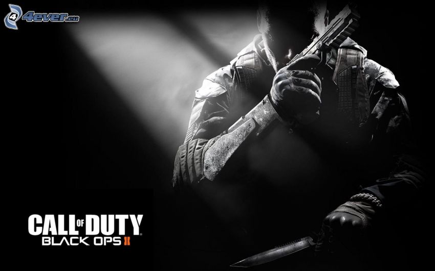 Call of Duty: Black Ops, homme avec un fusil