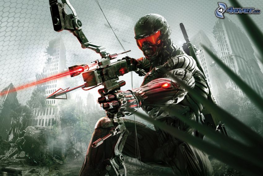 Crysis 3, science-fiction soldat