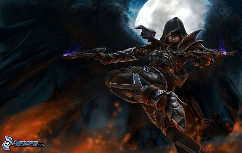 Diablo 3, guerrier sombre