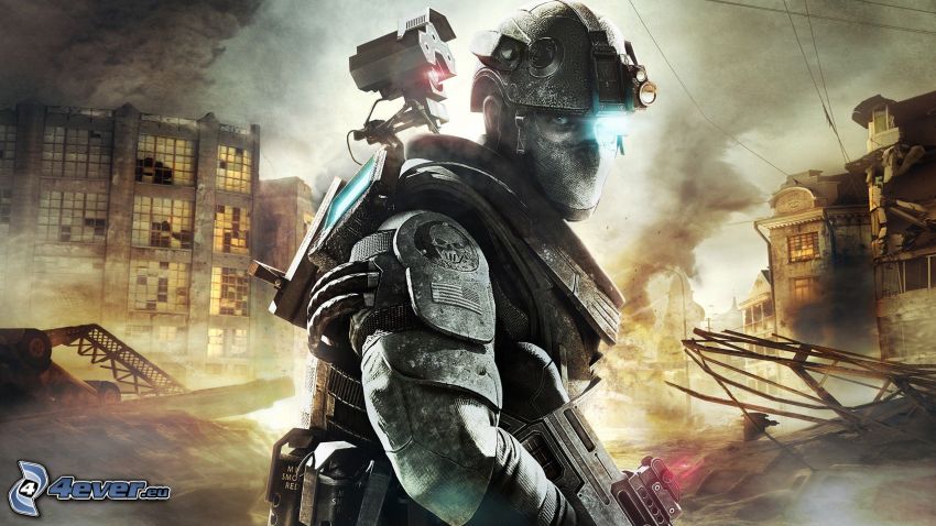 Ghost Recon: Future Soldier, science-fiction soldat