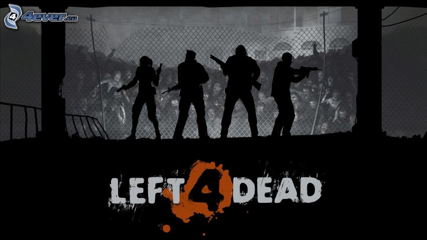 Left 4 Dead, silhouettes de personnes