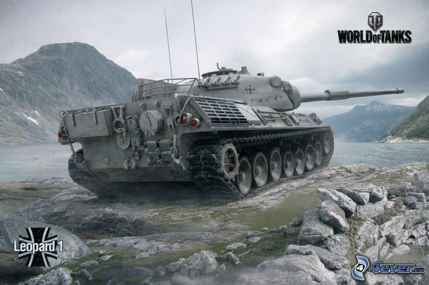 Leopard 1, World of Tanks, char