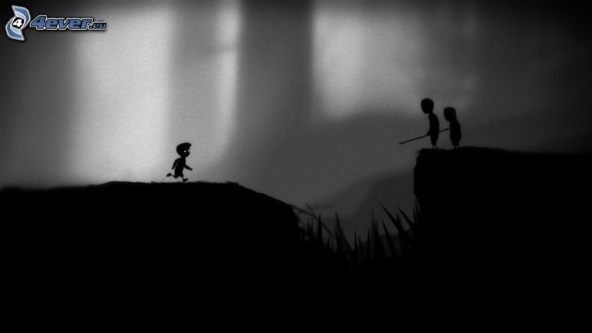 Limbo, silhouettes, personnages