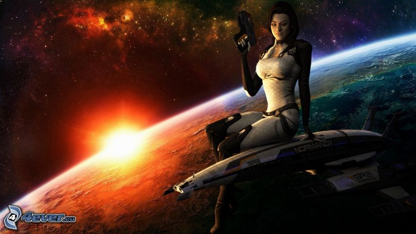Mass Effect 3, coucher du soleil
