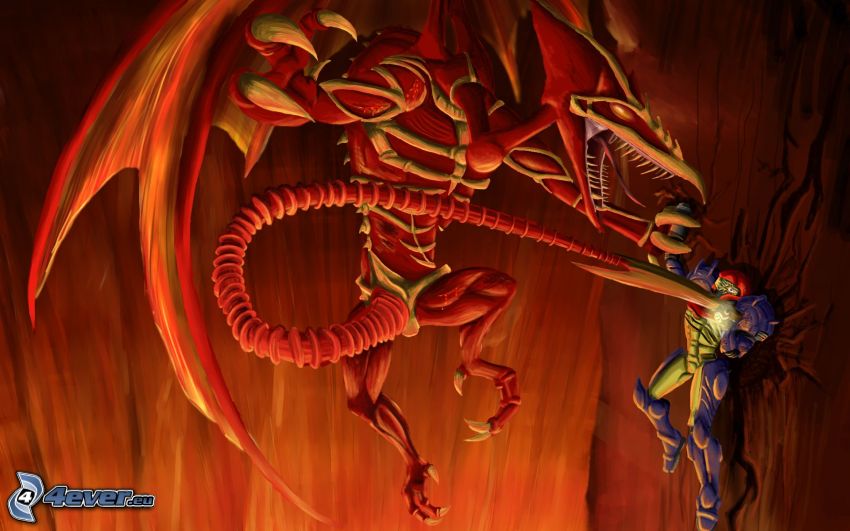 Metroid, dragon rouge
