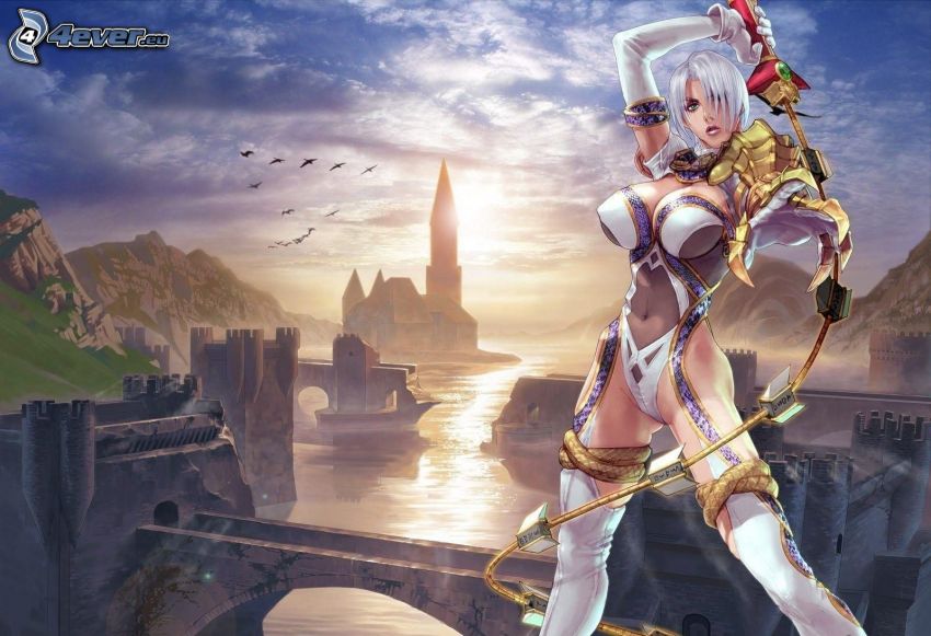 Soul Calibur, anime femme