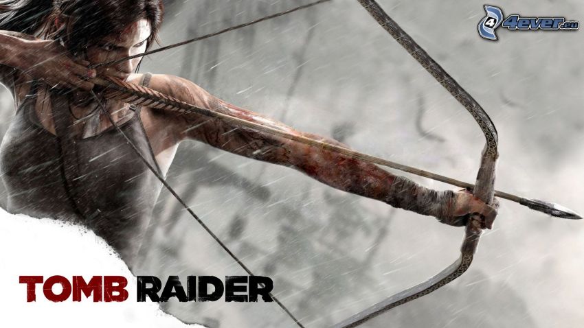 Tomb Raider, Lara Croft, un archer