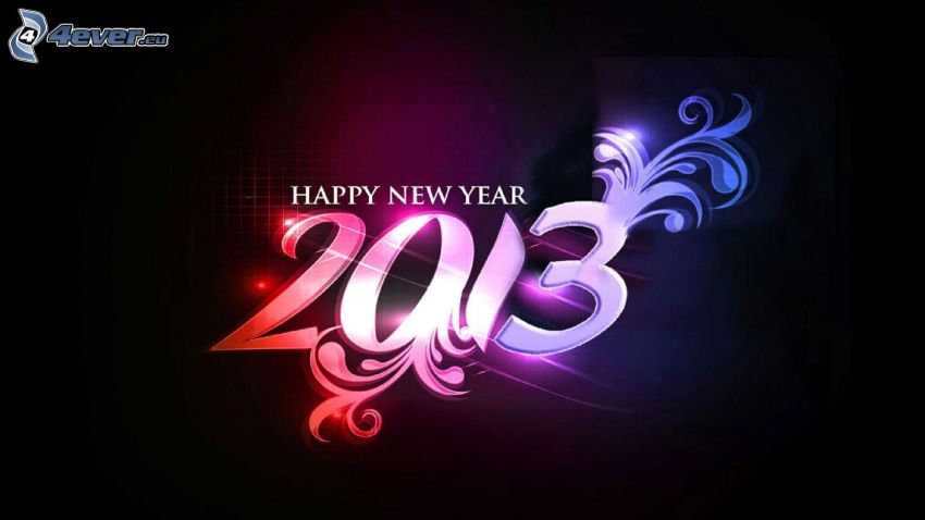 heureuse nouvelle année, 2013