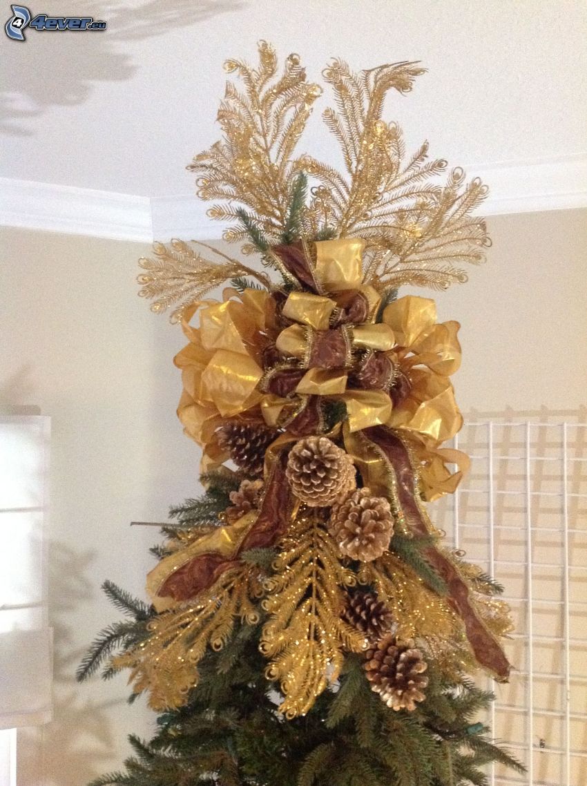 arbre de Noël, décorations de noël