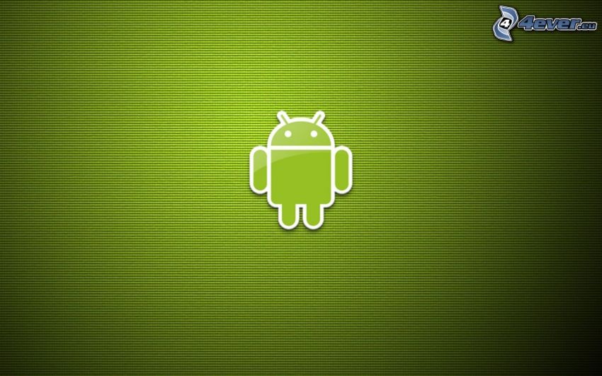 Android, fond vert